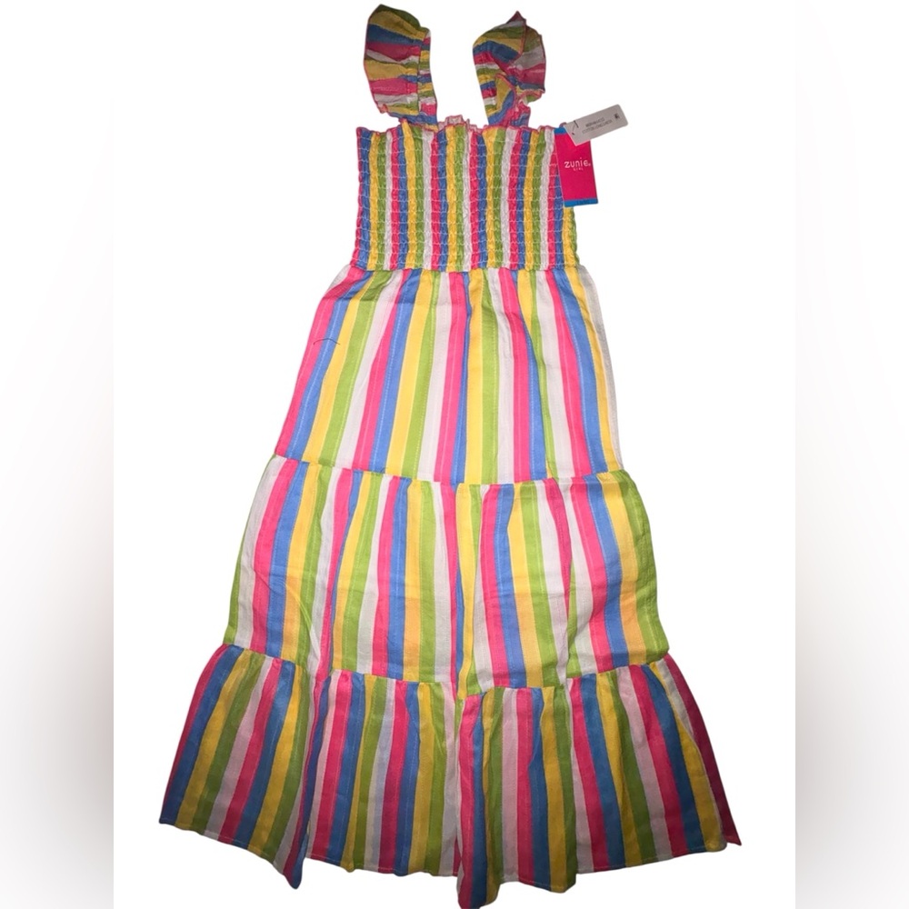 NWT Zunie girls size S 6/6x maxi dress